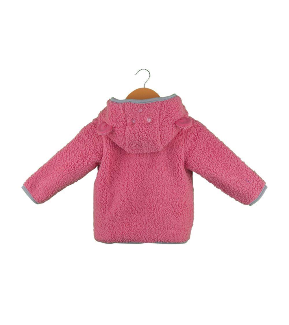 Chaqueta Extra Suave Rosada Para Bebé Pumucki-1