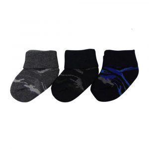 Set de 3 Pares de Calcetines Bebé Black Pumucki-0