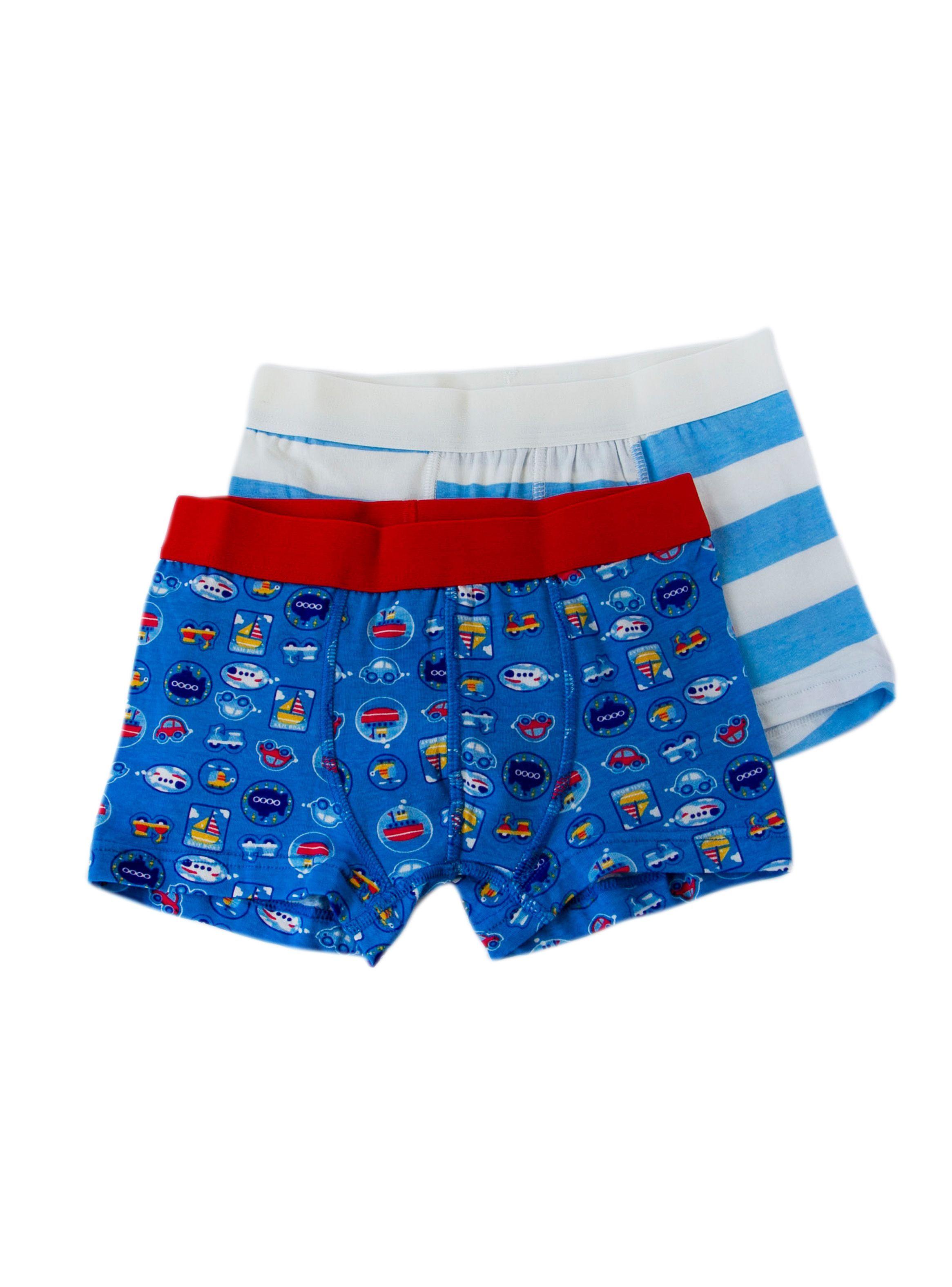 Set de Dos Boxers Estampados Celeste para Niño Pumucki-0