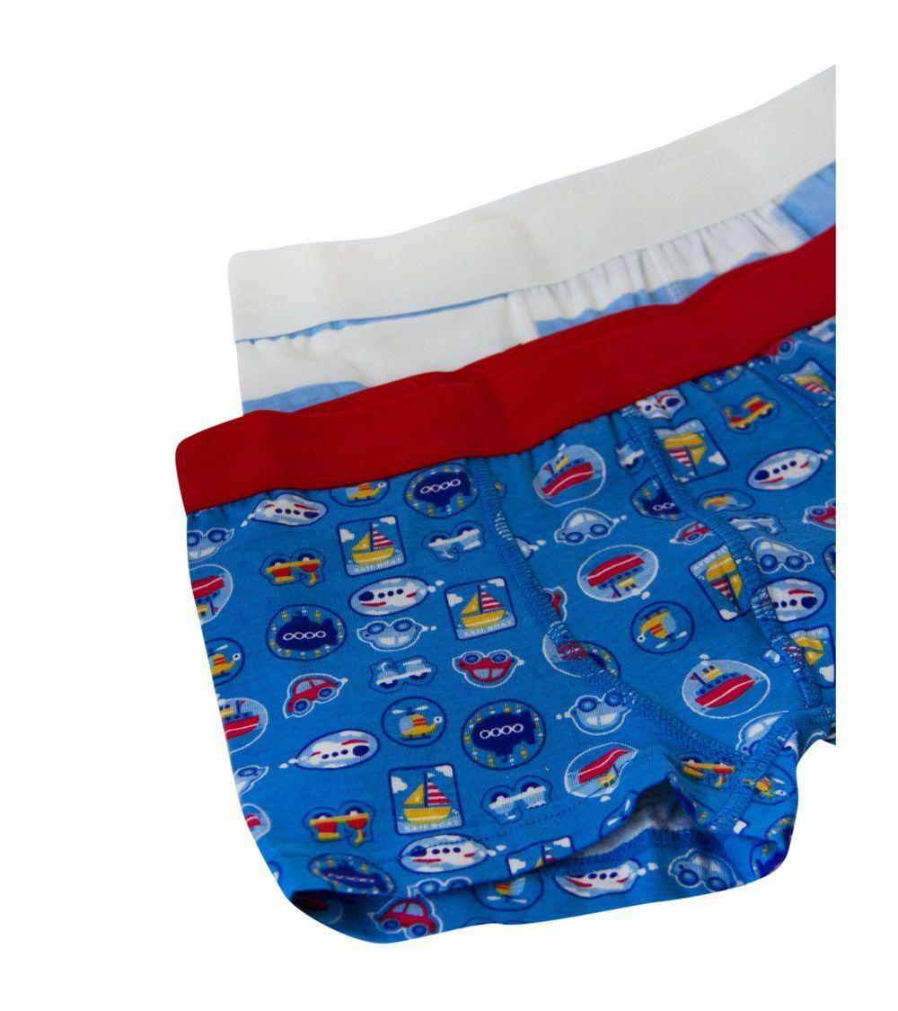 Set de Dos Boxers Estampados Celeste para Niño Pumucki-1