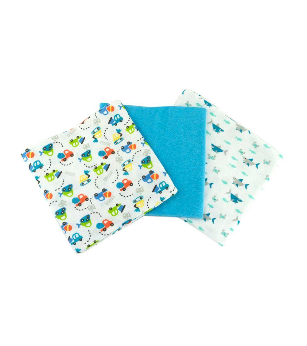 Set de tres Tutitos para Bebé Celeste-0