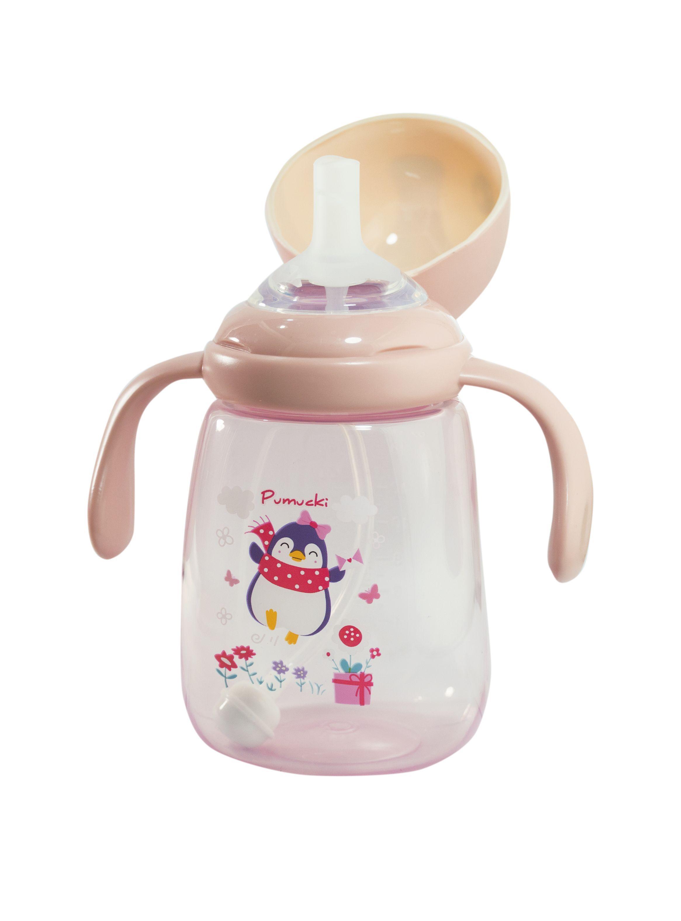 Vaso bombilla de Silicona Rosa-1