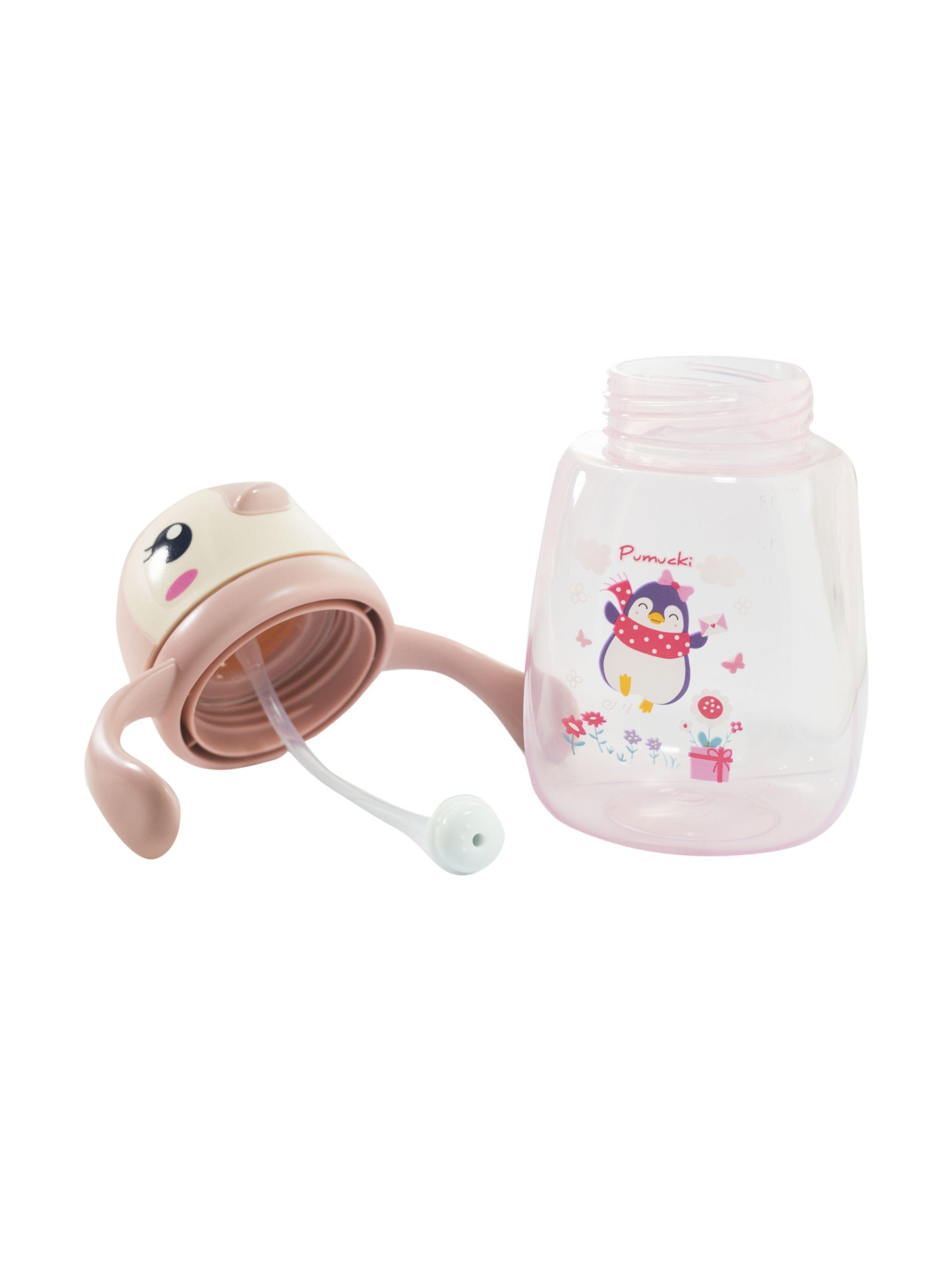 Vaso bombilla de Silicona Rosa-2