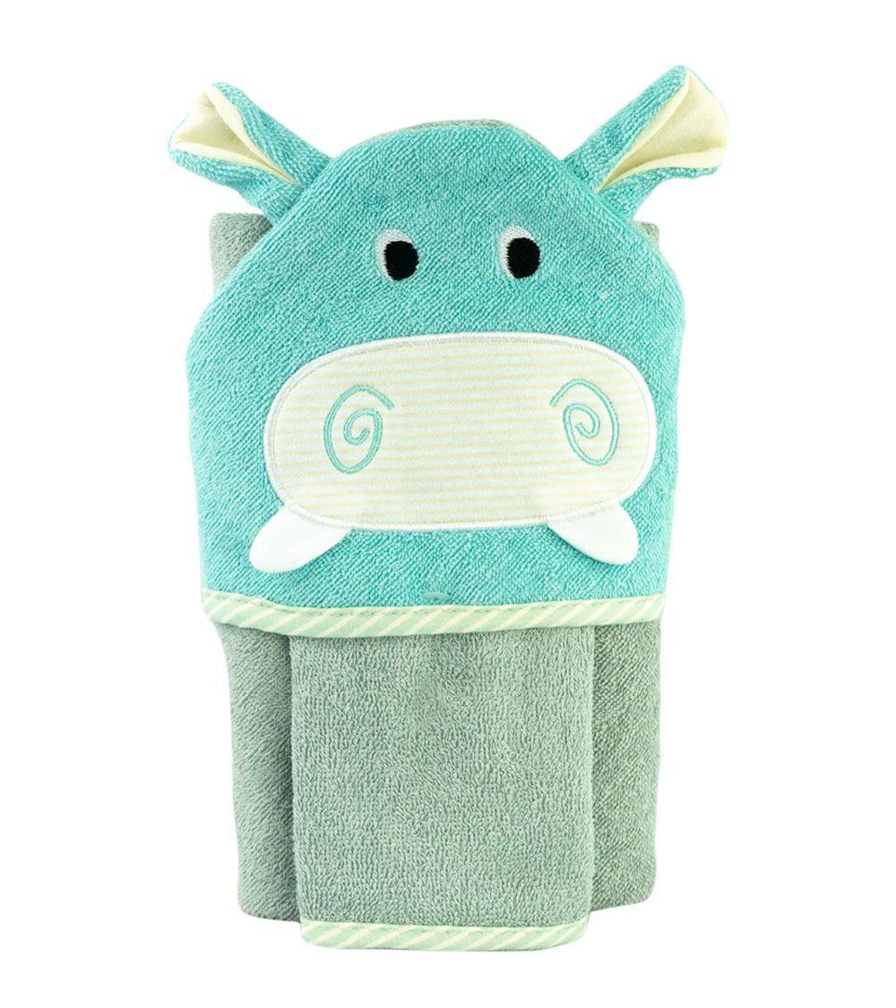 Set de Toallas para Baño Gris Bebé -0