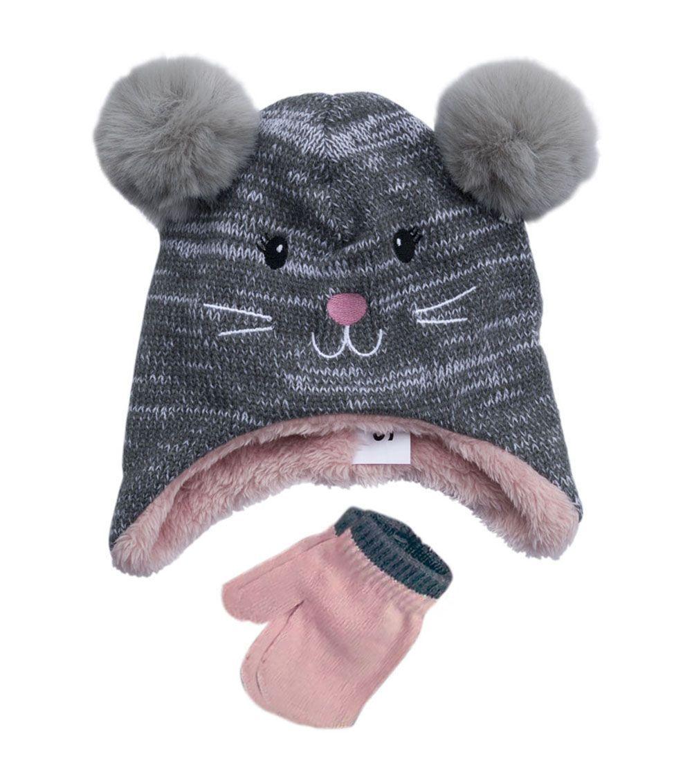 Set de Gorro con Mitones Talla M para Beba Pumucki-0