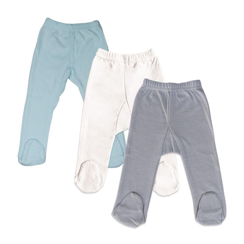 Set de 3 Panties Lisas de Algodón para Bebé Niño Pumucki-0