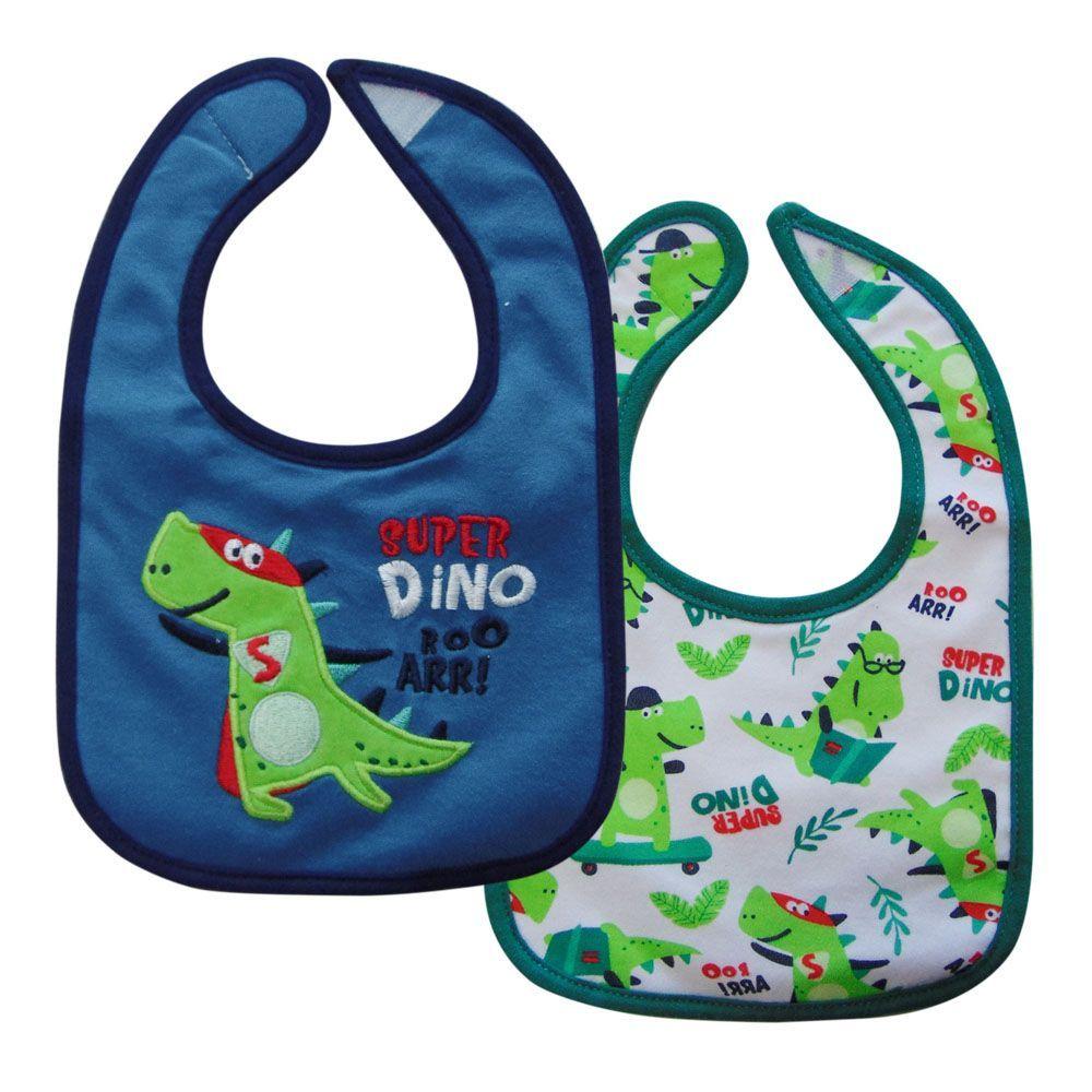 Set de 2 Baberos Impermeables Dinosaurio-0