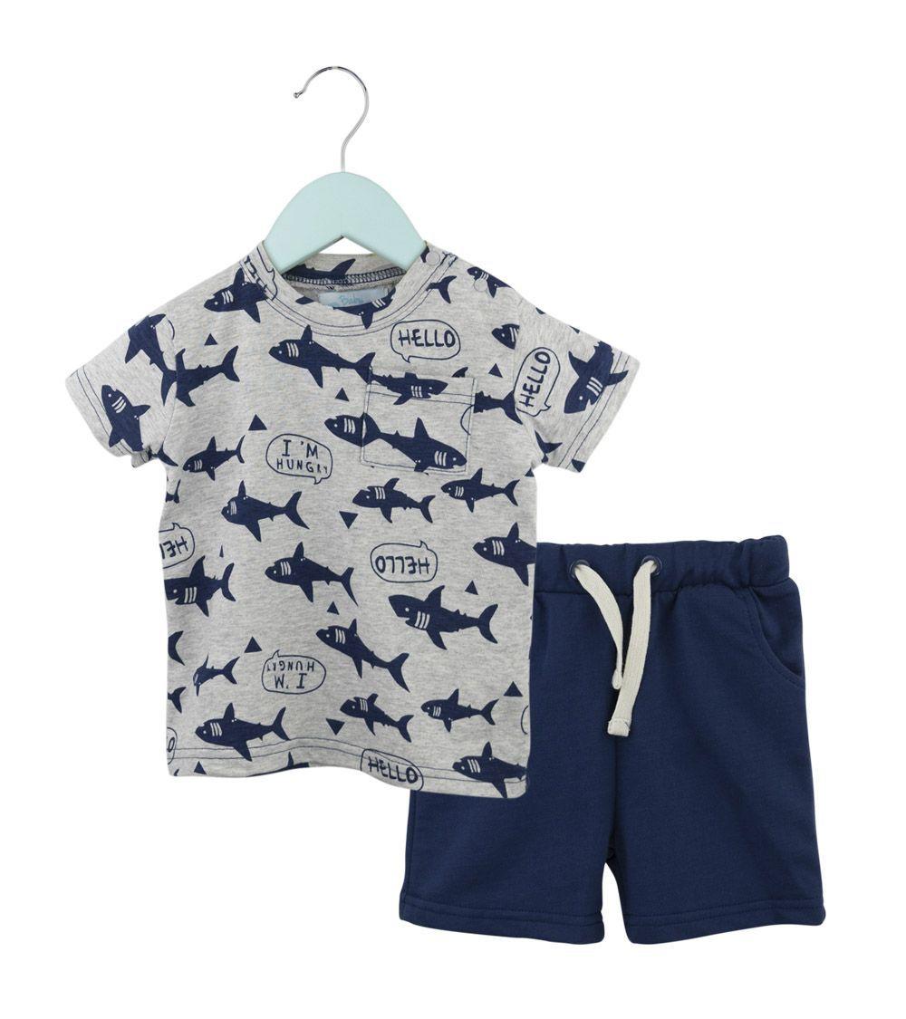 Conjunto de Short y Polera Shark Pumucki-0