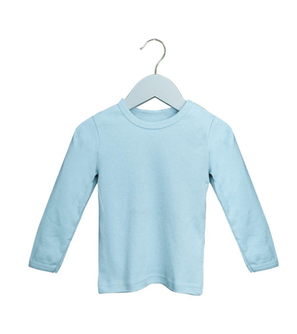 Set de Tres Camisetas Lisas Celeste Pumucki-1