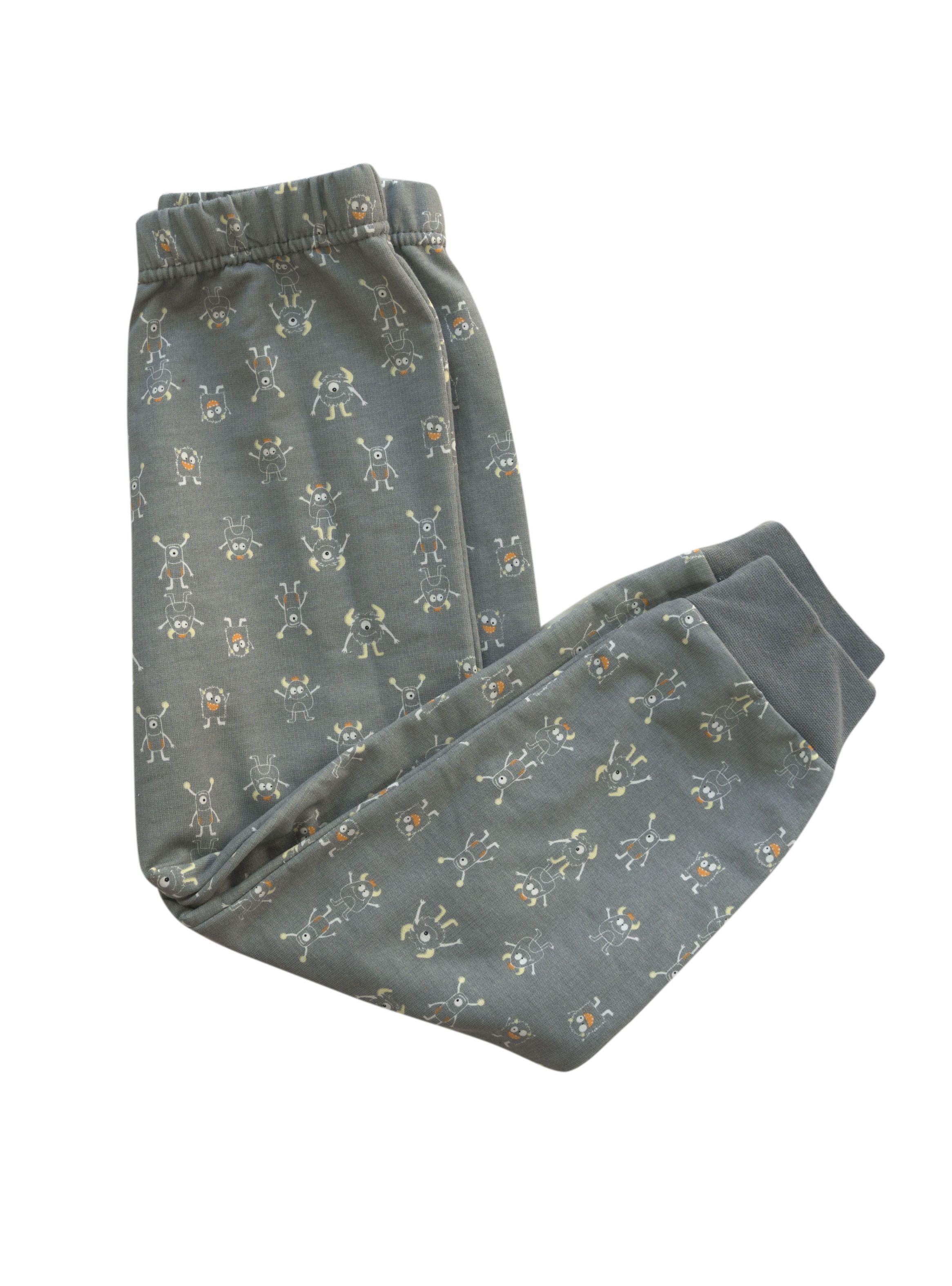 Pijama de Franela Monstruos Ni o-2
