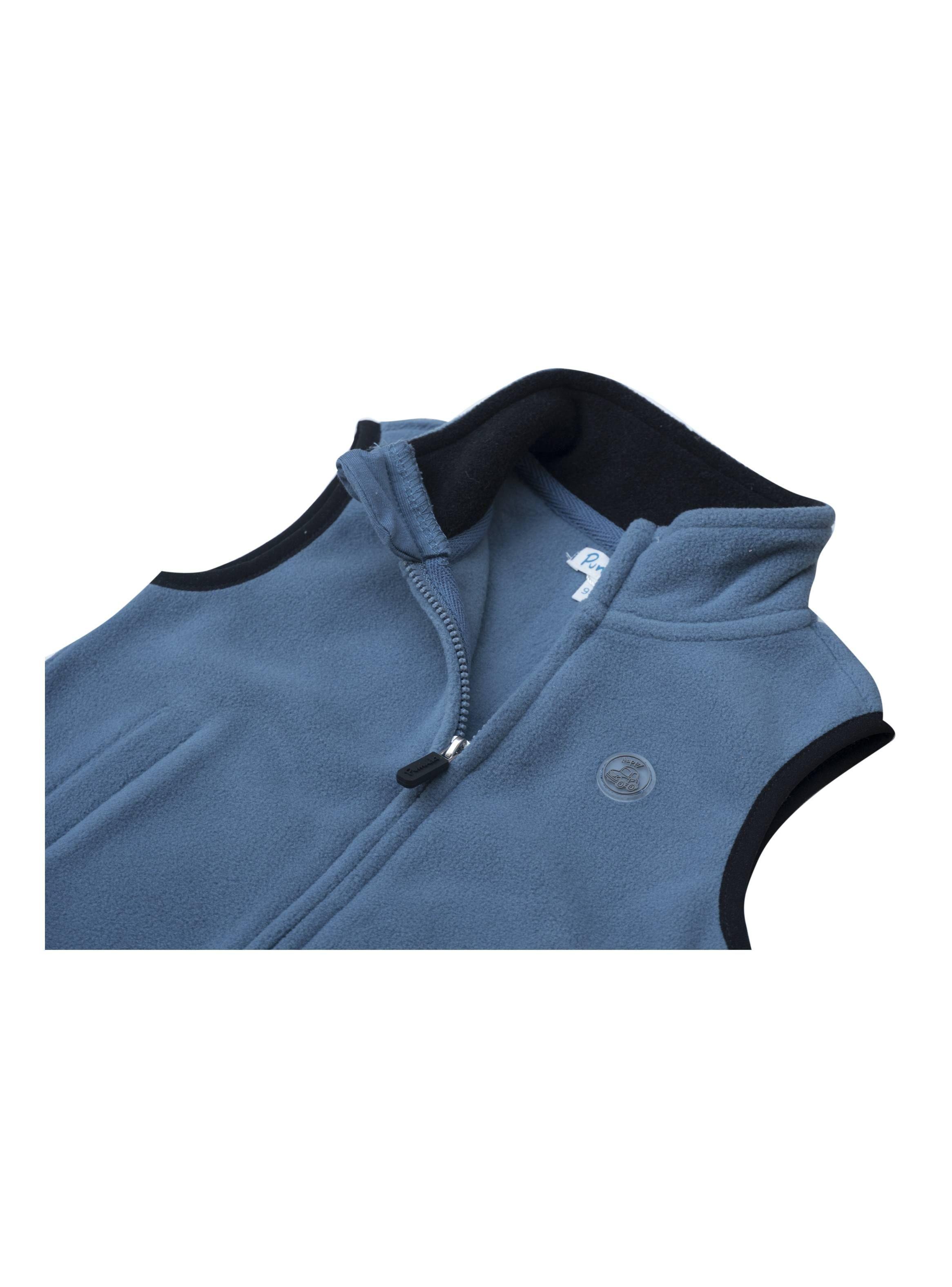 Chaqueta Polar Sin Mangas Azul-2
