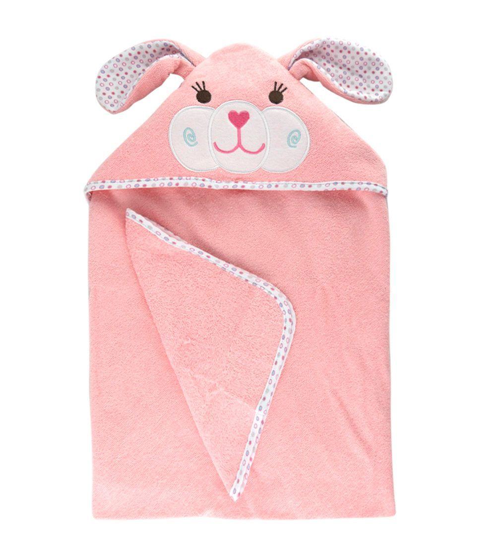 Set de Toallas para Baño Para Bebé Rosa-1