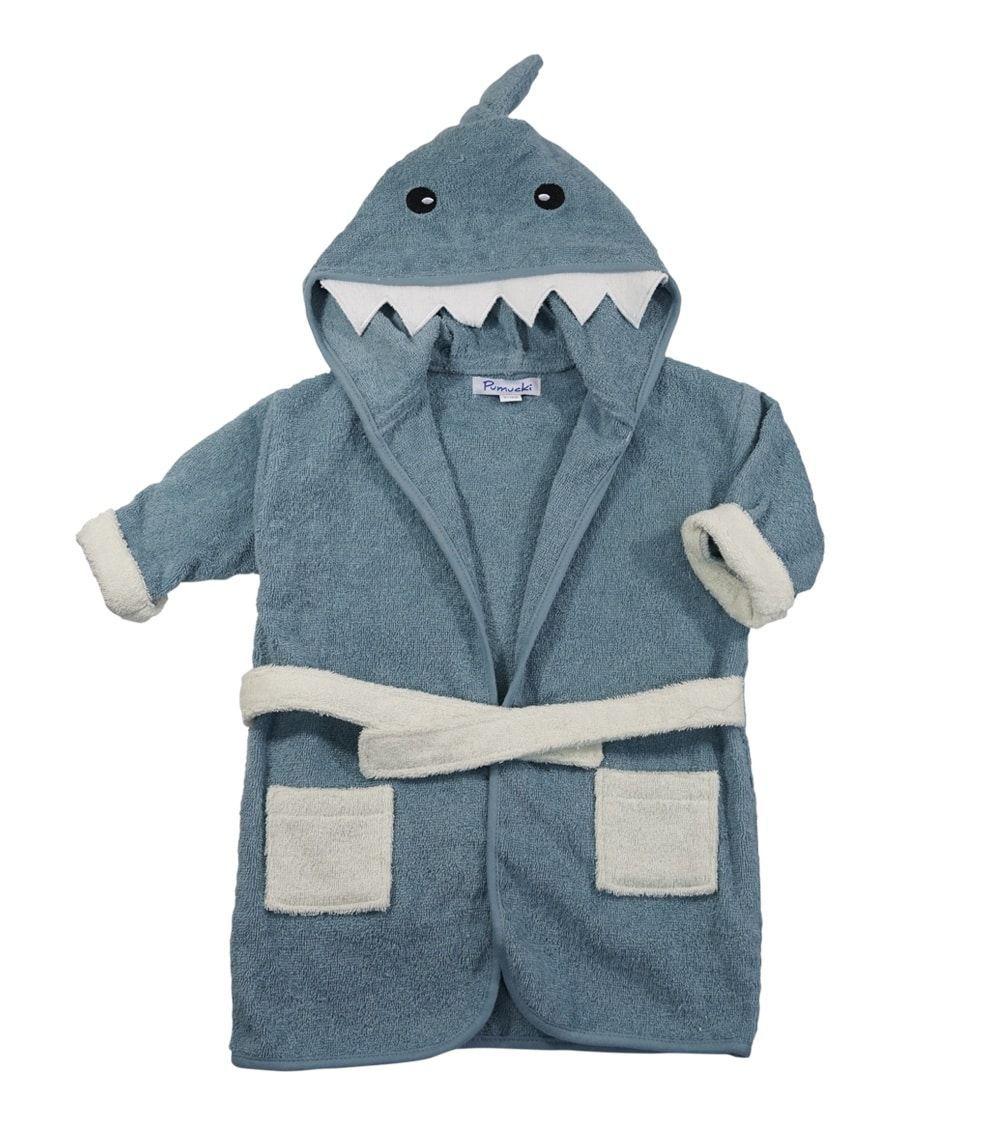 Bata de Baño Celeste Tiburón para Bebé Pumucki-1