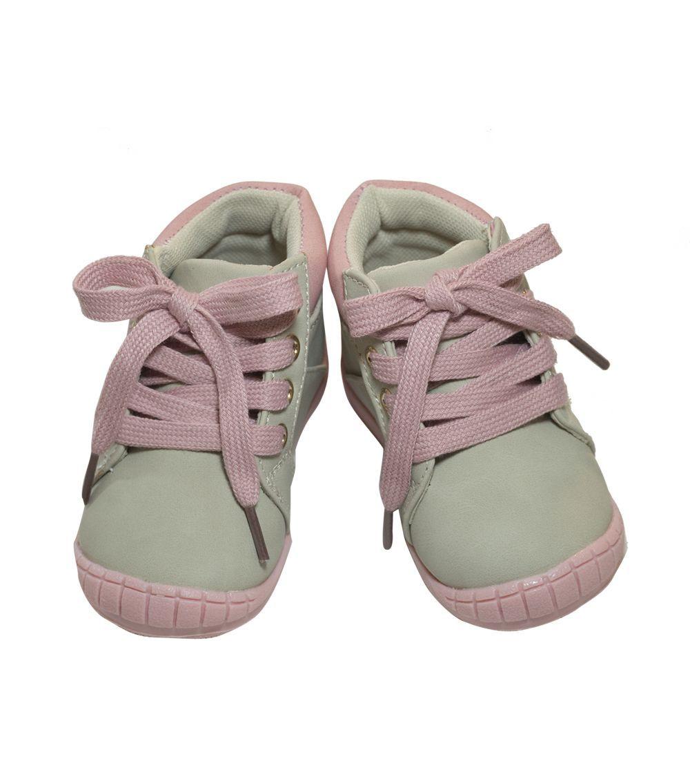 Bototo Gateador para Niña Gris Rosado Pumucki-1