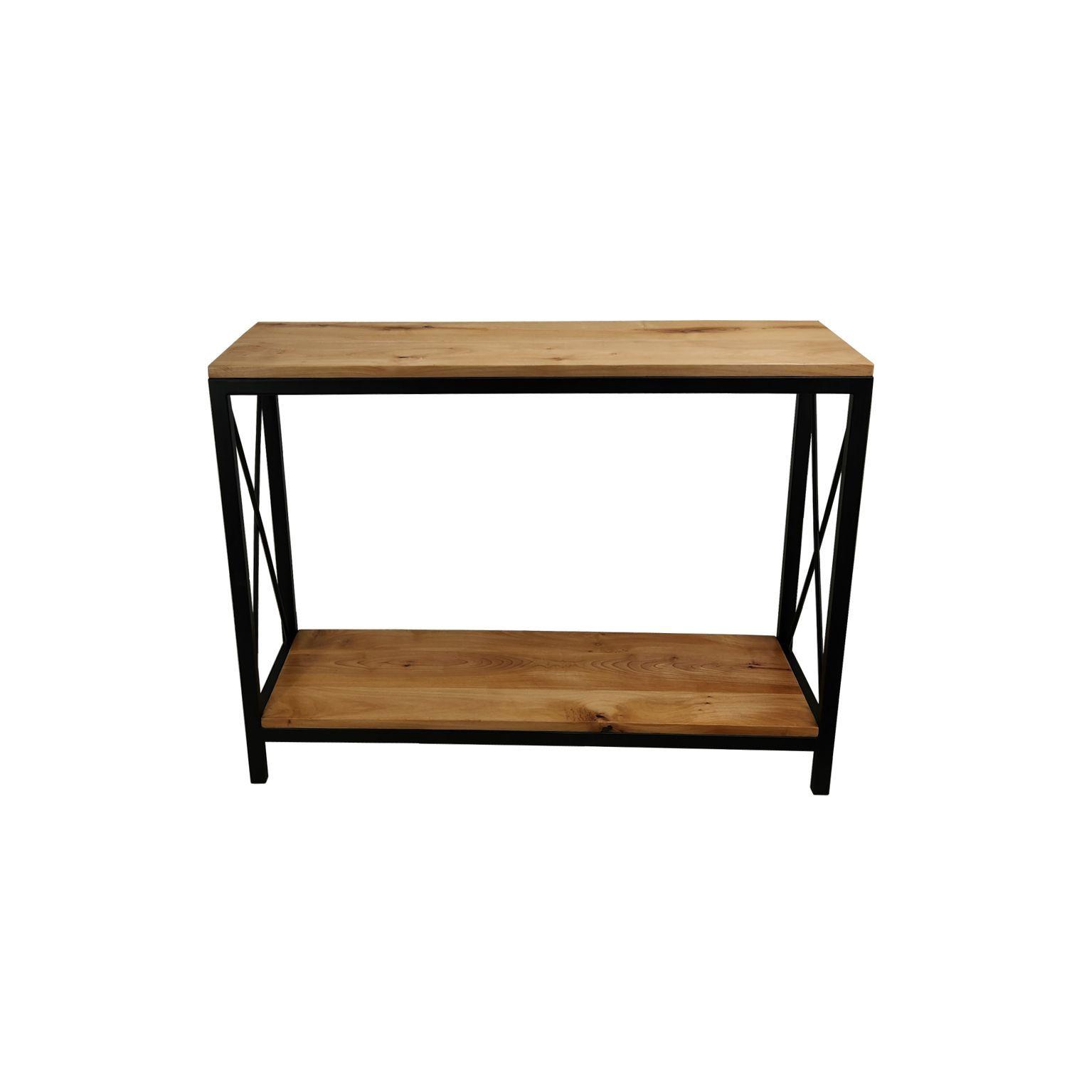 Mesa de arrimo de roble Granada L-4