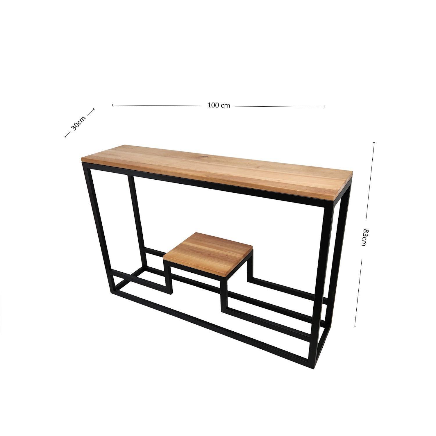 Mesa arrimo de roble Aracena M-5