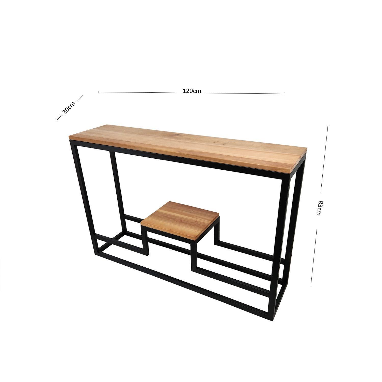 Mesa arrimo de roble Aracena L-4