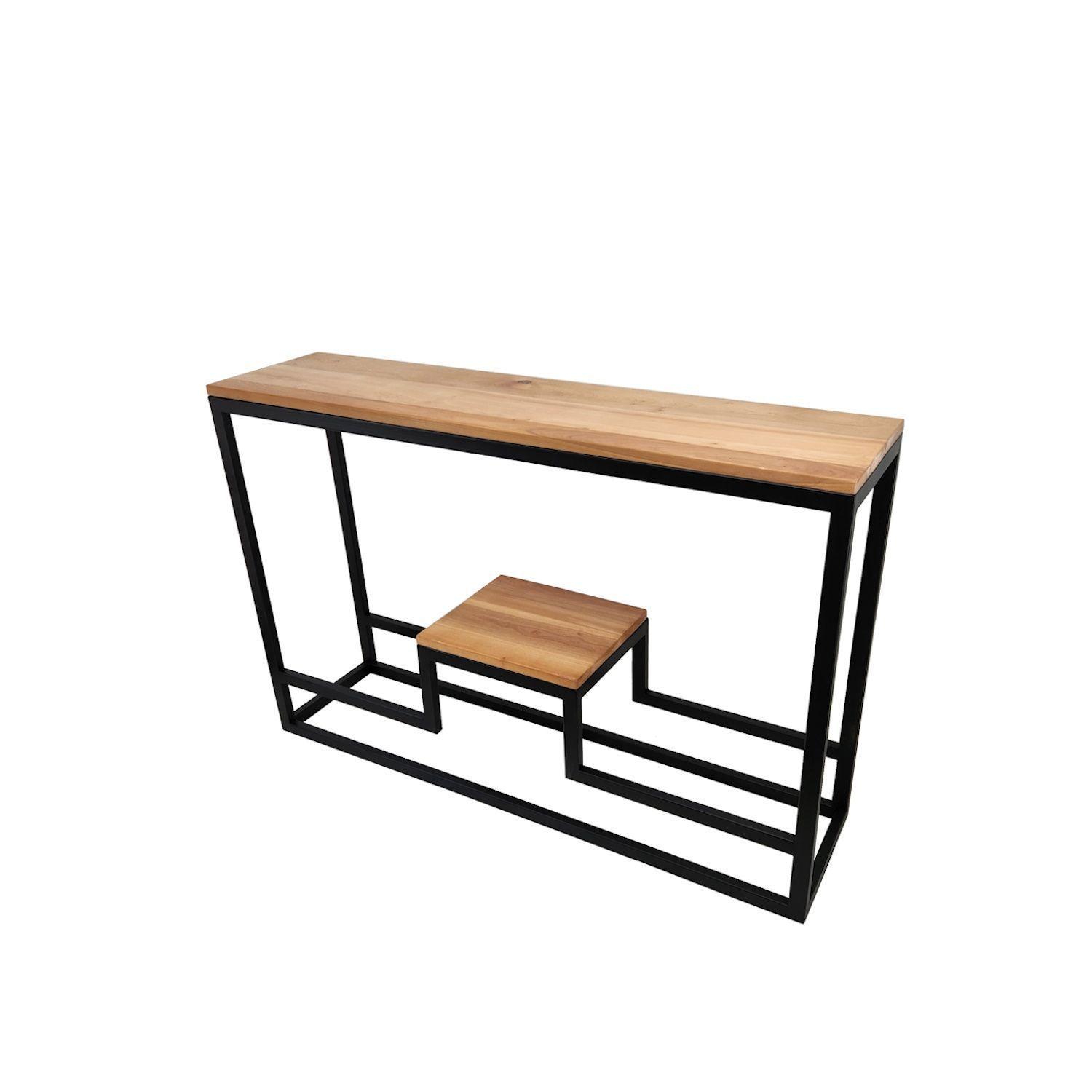 Mesa arrimo de roble Aracena L-3