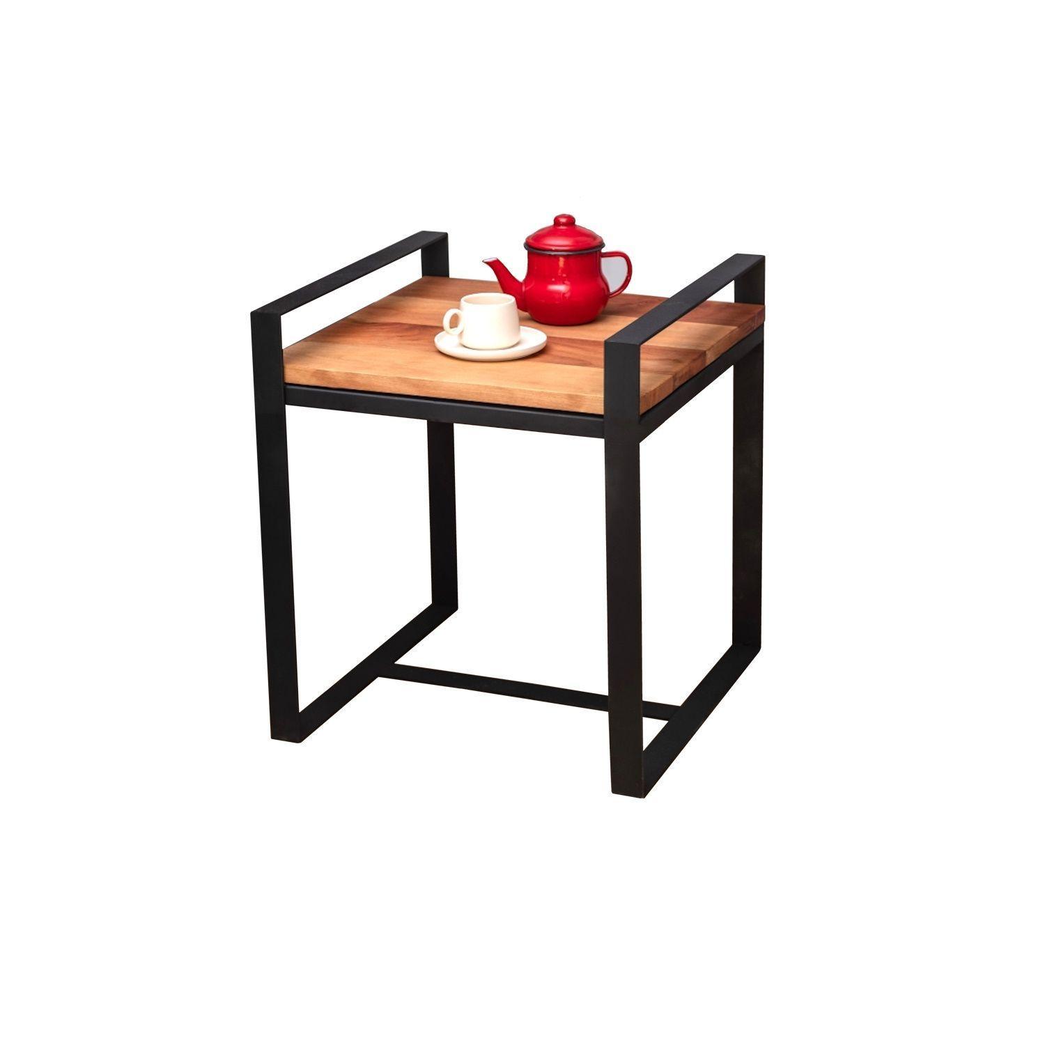 Mesa lateral de roble Lubeca M ILOFT-2