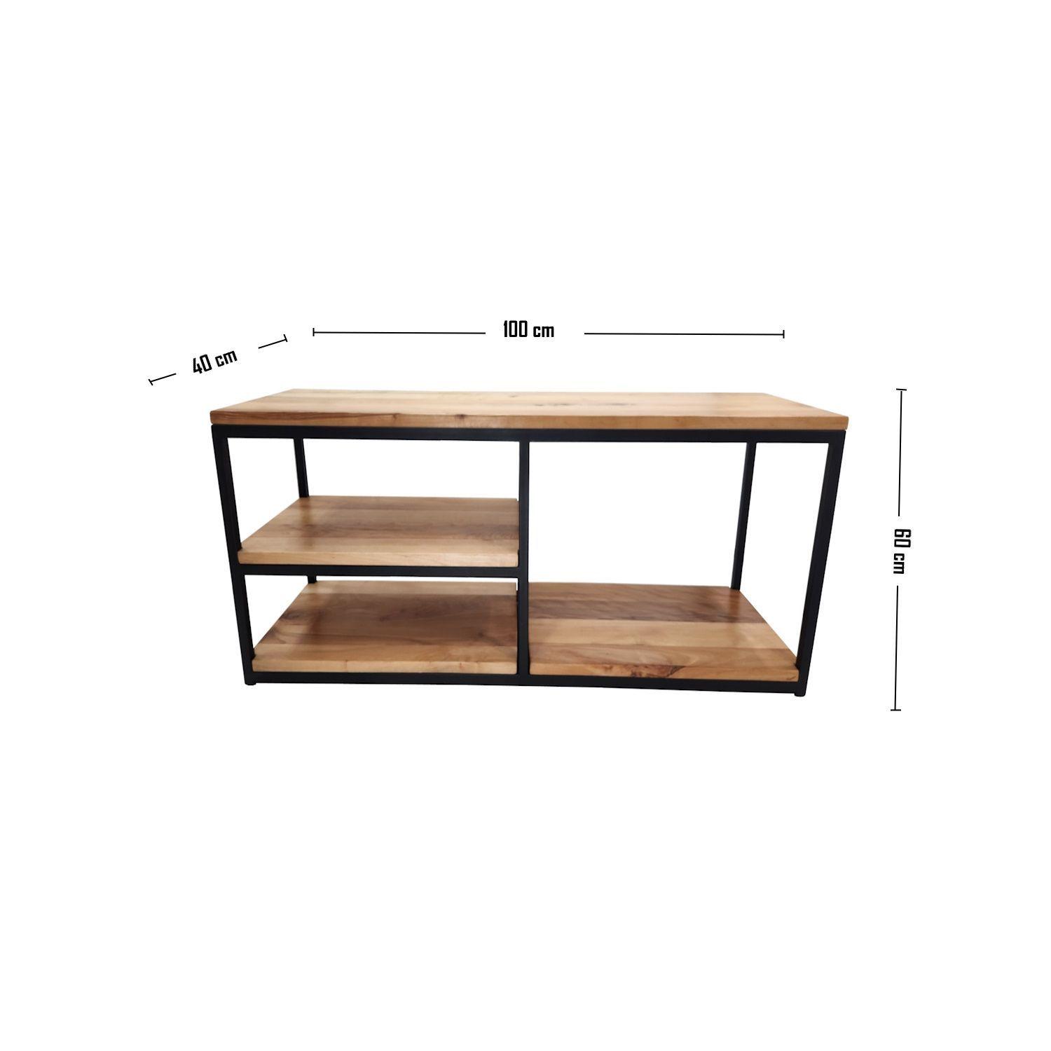 Mesa auxiliar de roble Asturias M-3