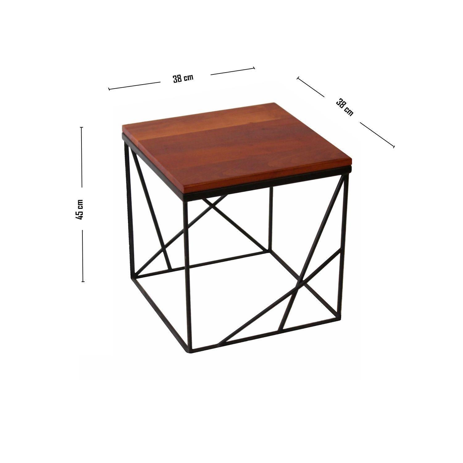 Mesa lateral de roble Opera M ILOFT-4