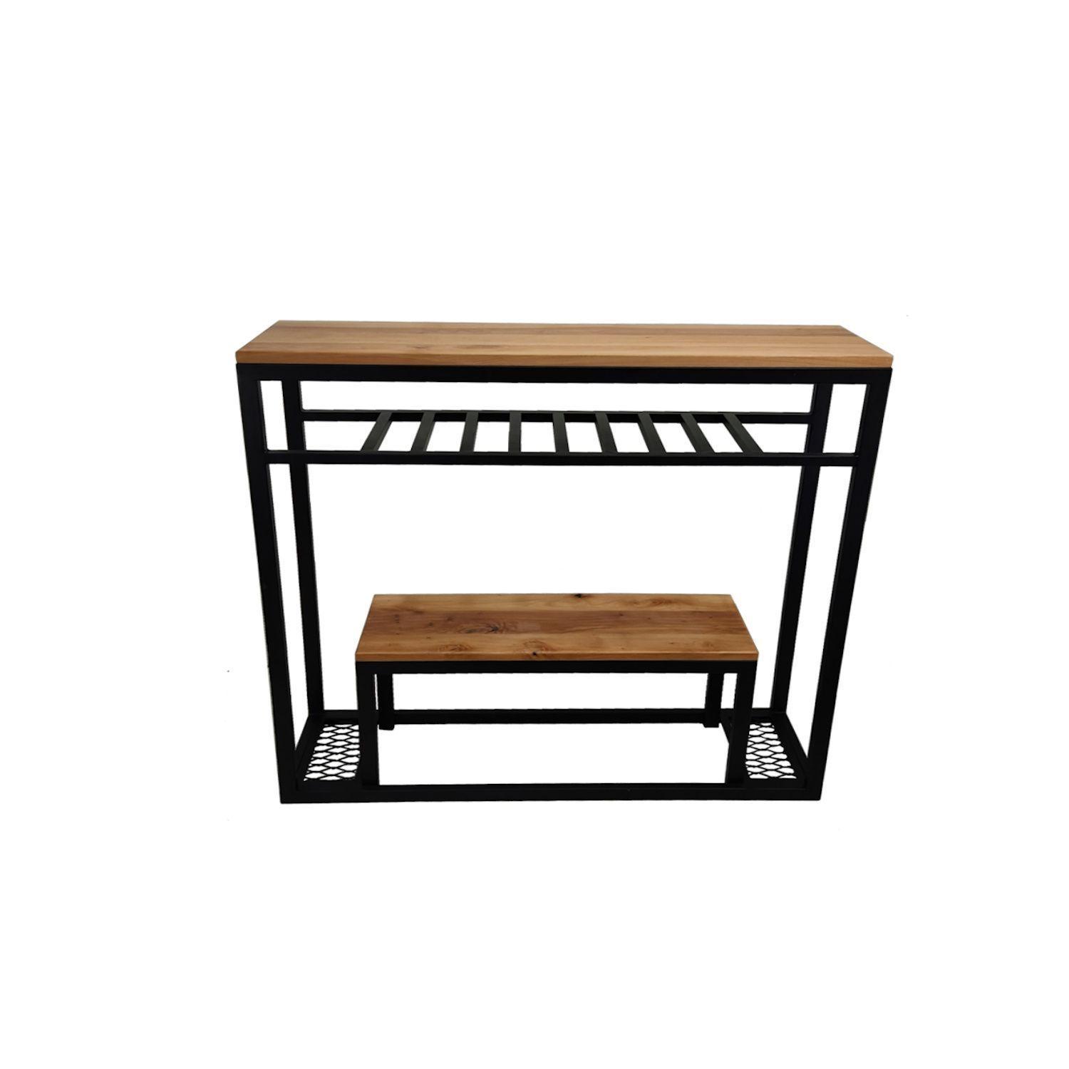 Mesa arrimo de roble Mallorca M ILOFT-3