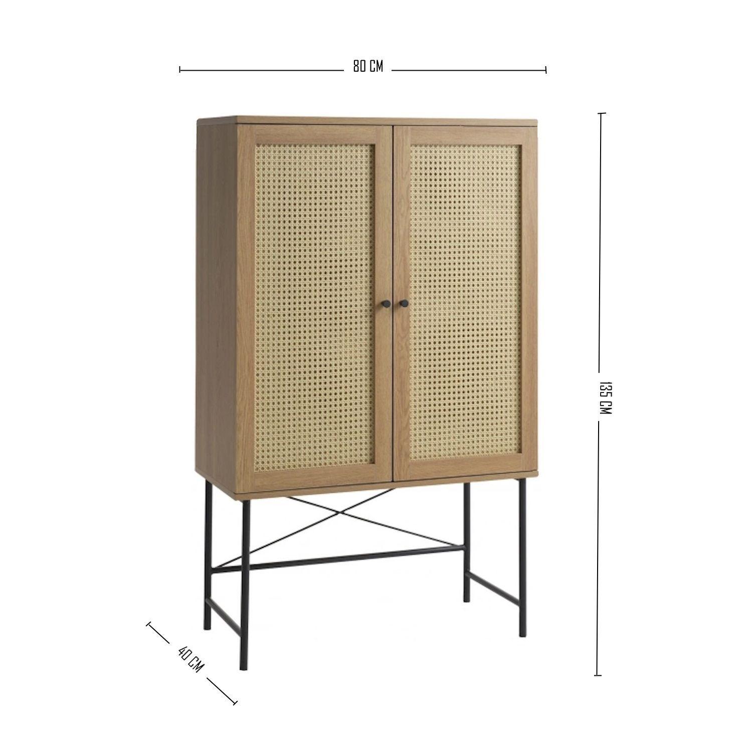 Buffet alto 2 puertas BARRETI 135x80x40-4