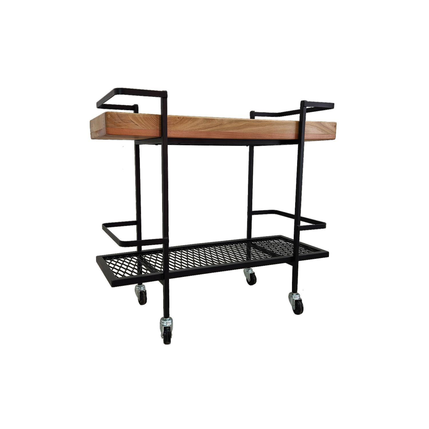 Carro bar de roble Mérida -3