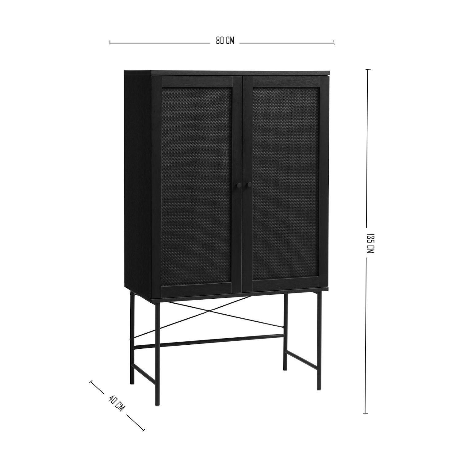 Buffet alto 2 puertas ELISSE 135x80x40-6