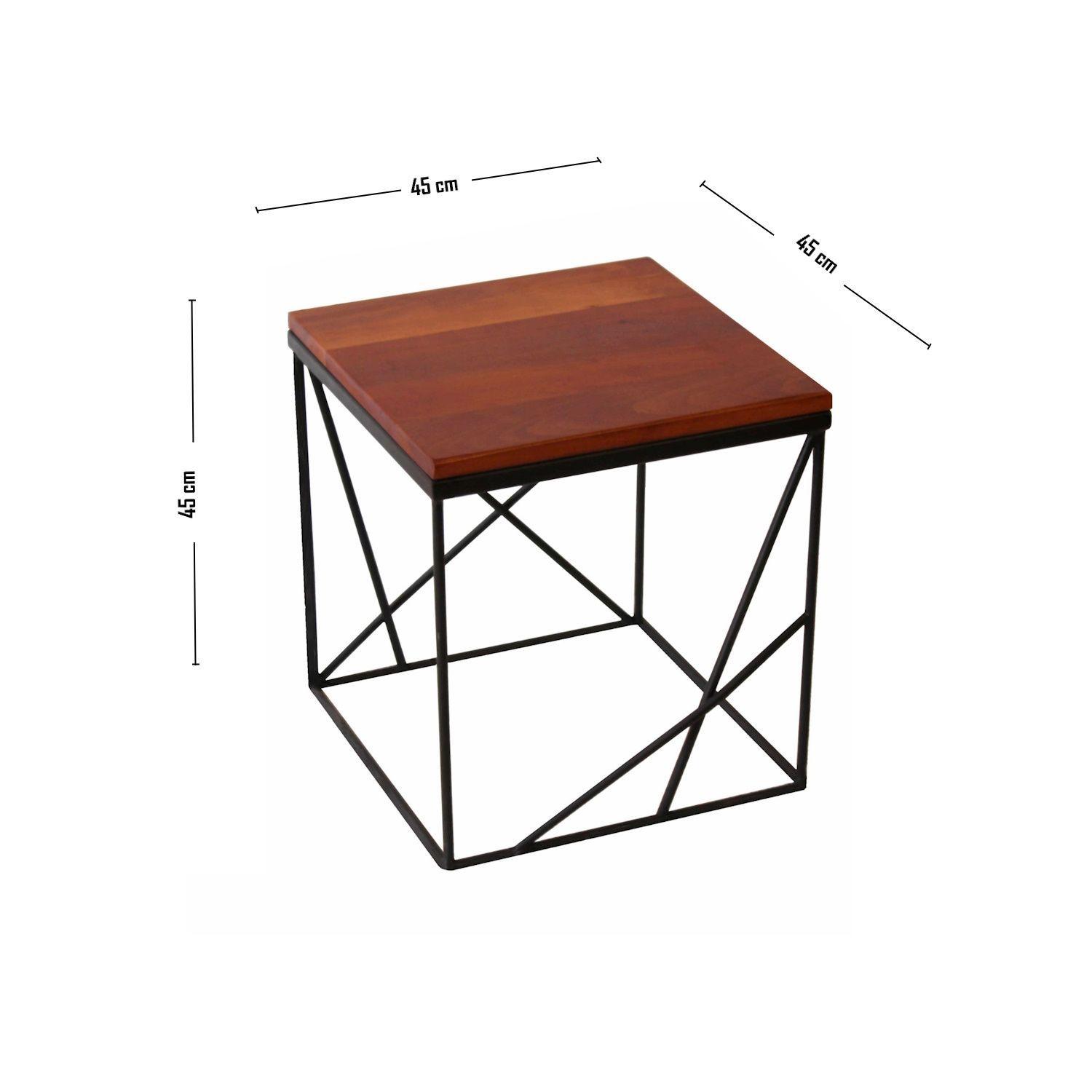 Mesa auxiliar de roble Opera L ILOFT-3