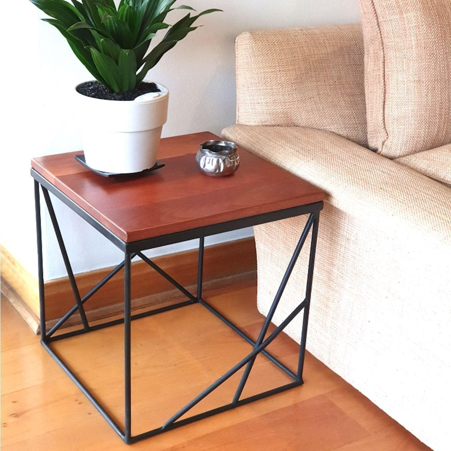 Mesa auxiliar de roble Opera L ILOFT-3