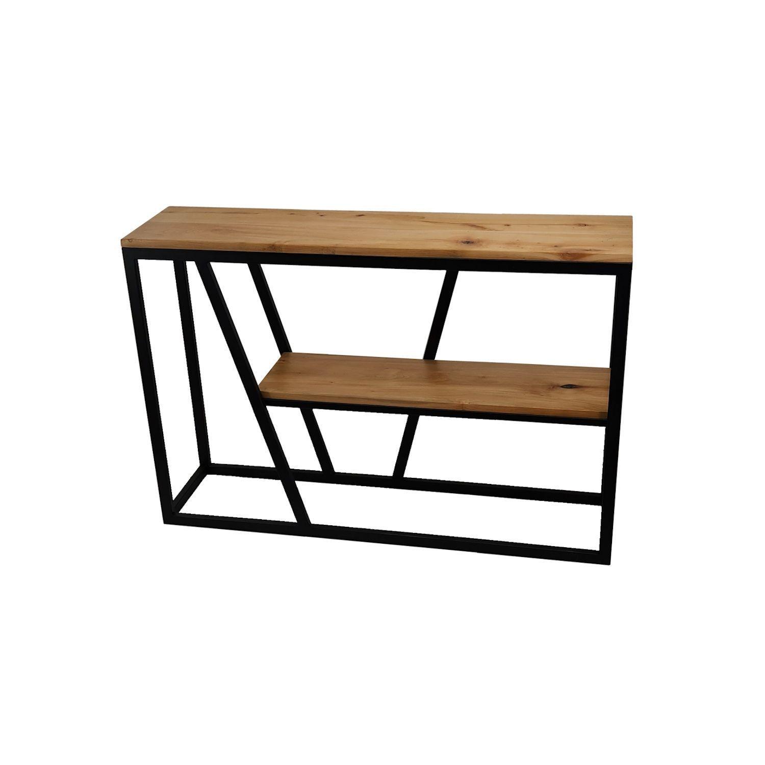 Mesa arrimo de roble Morella L-3