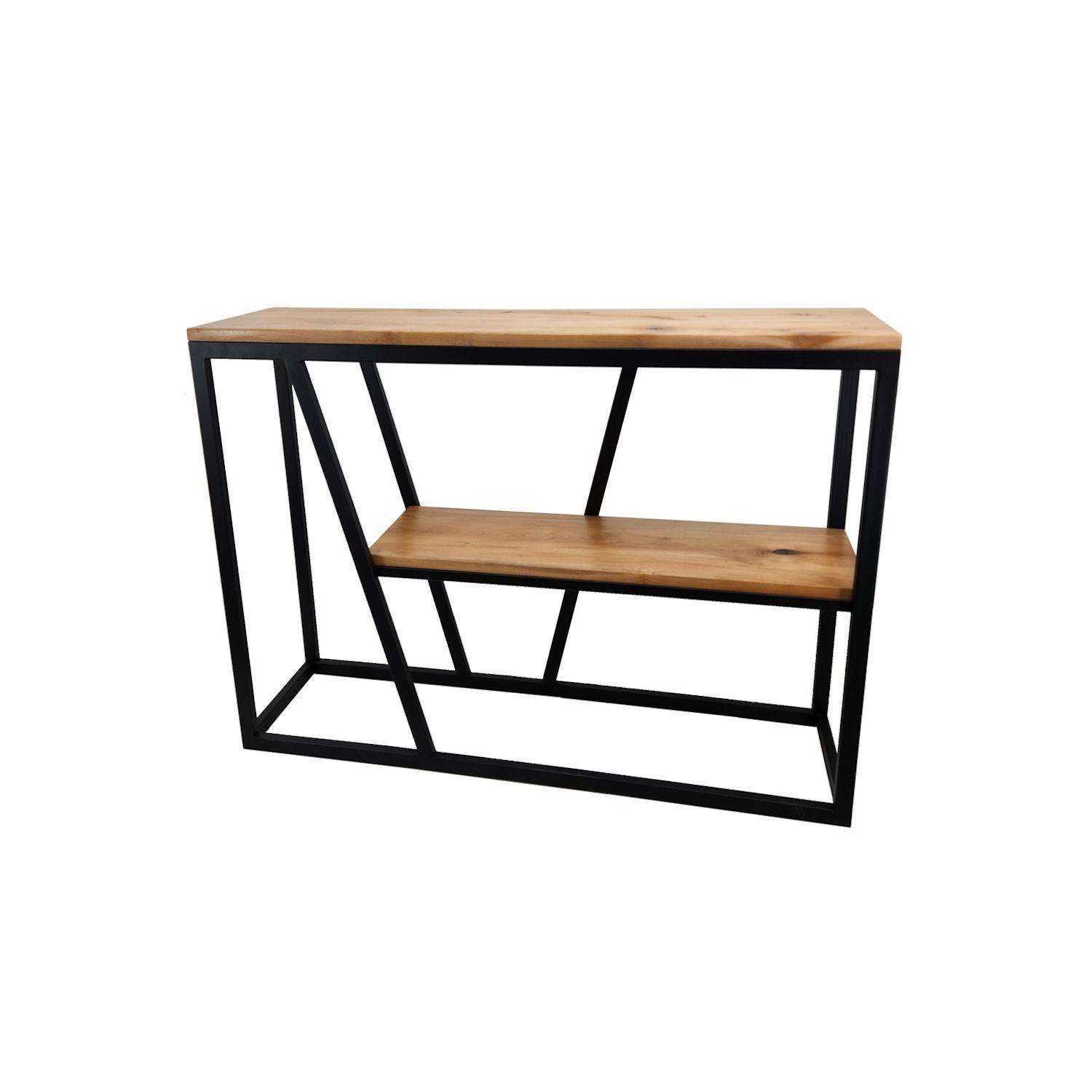 Mesa arrimo de roble Morella L-4