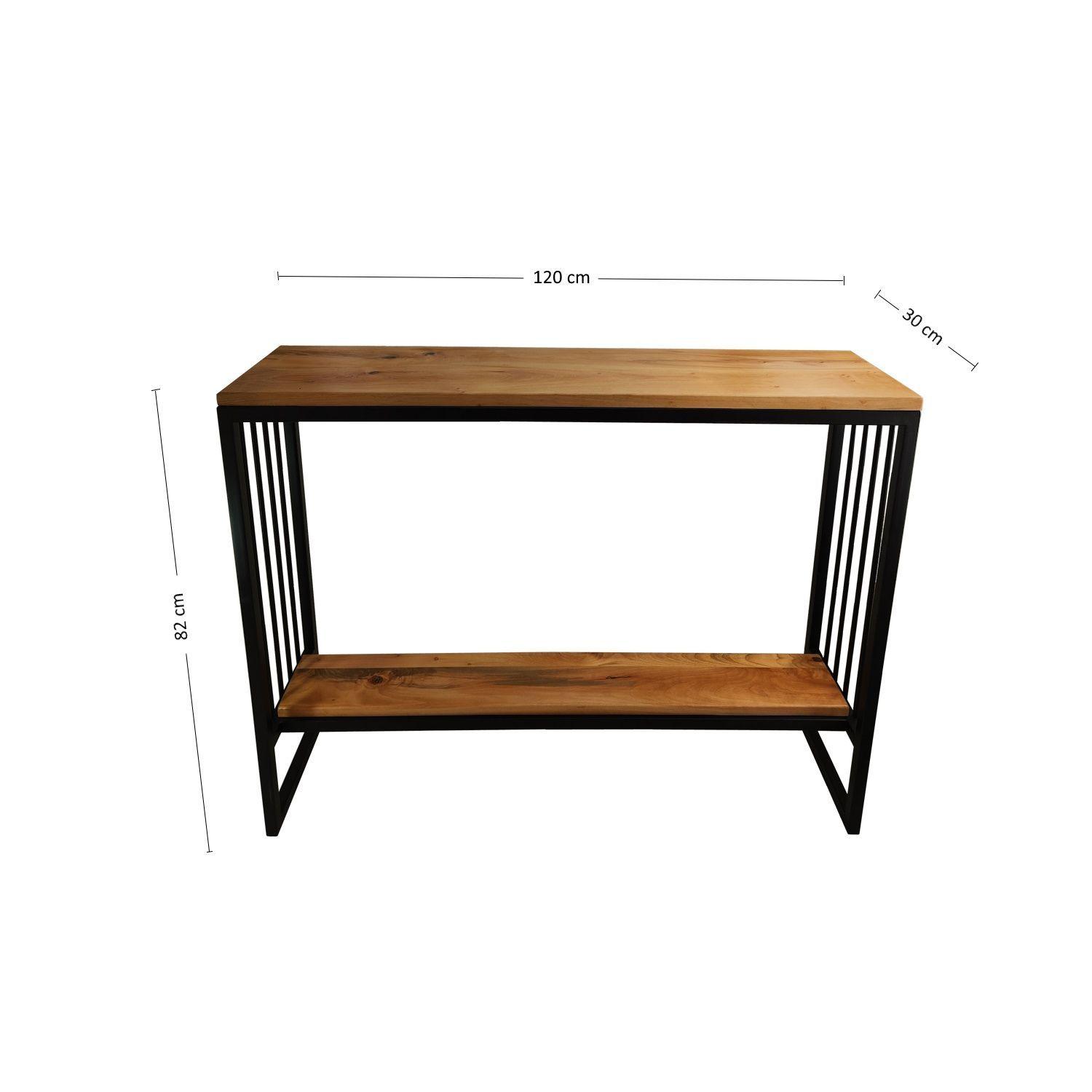 Mesa de arrimo de roble Cardona L-5