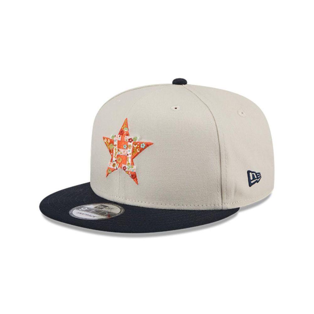 Jockey New Era 9fifty MLB Houston Astros Floral Fill Light Beige-0