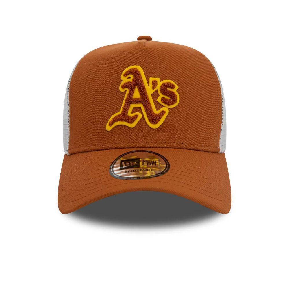 Jockey New Era Oakland Athletics Boucle Brown Trucker-3