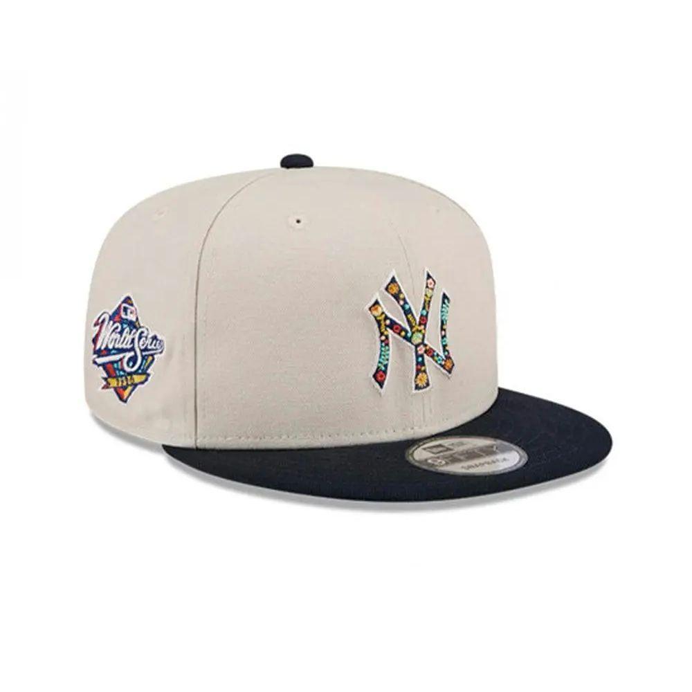 Jockey New Era 9fifty MLB New York Yankees Floral Fill Light Beige-4