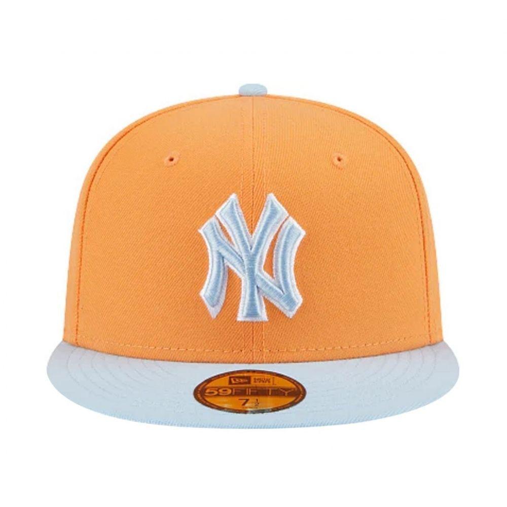Snapback New Era 59fifty MLB New York Yankees Color Pack Orange-3
