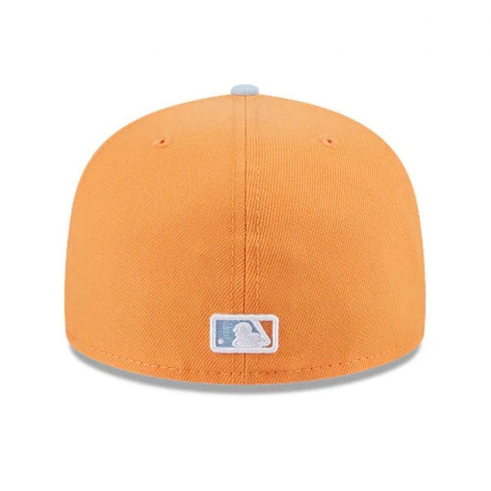 Snapback New Era 59fifty MLB New York Yankees Color Pack Orange-4