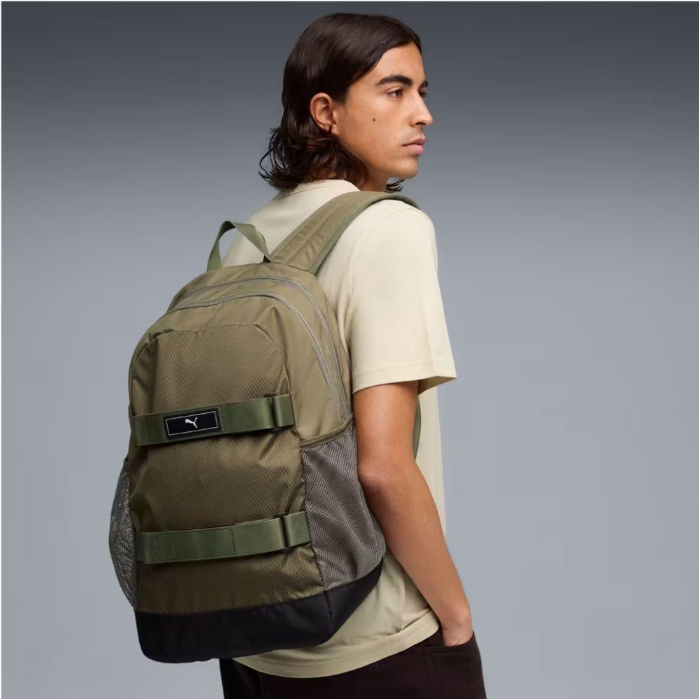 Mochila Puma Deck 29L Verde Loden-3