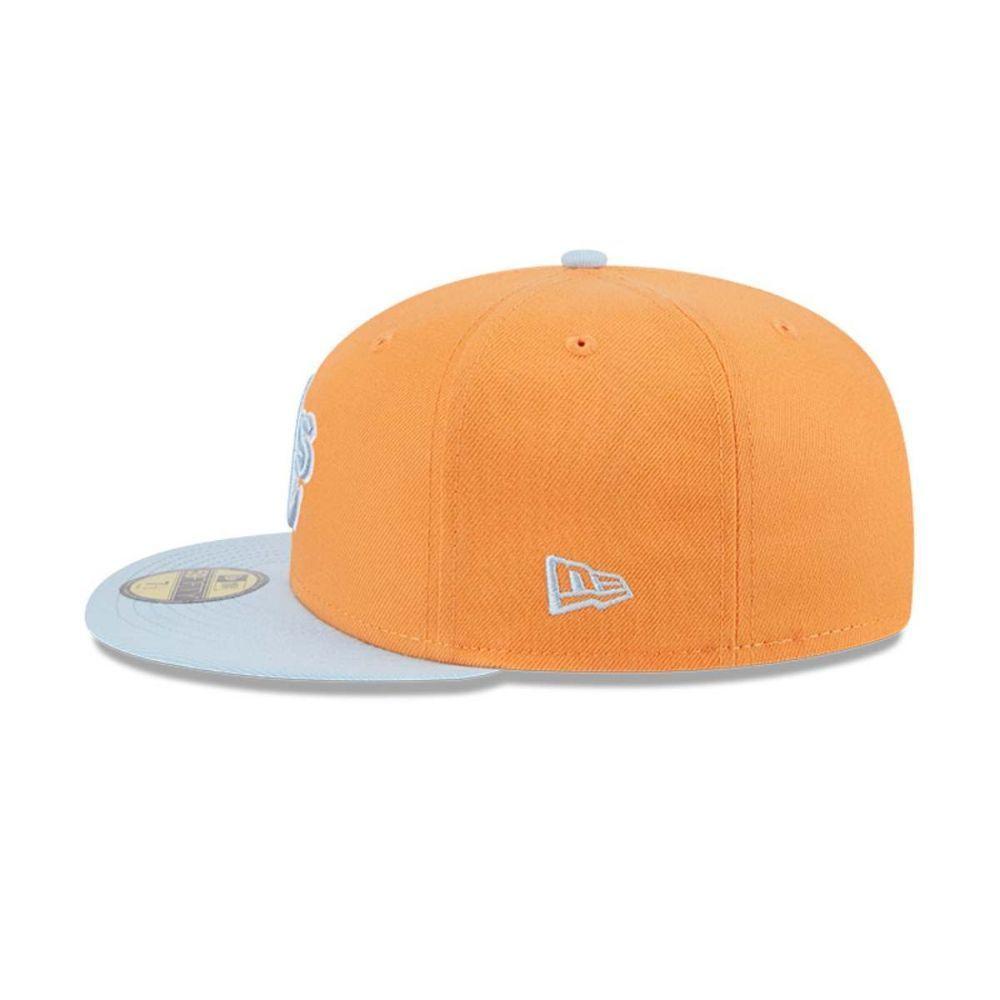 Snapback New Era 59fifty MLB Oakland Athletics Color Pack Orange-3