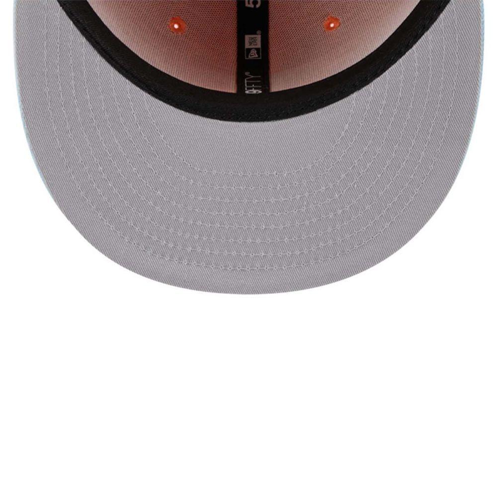 Snapback New Era 59fifty MLB Oakland Athletics Color Pack Orange-5