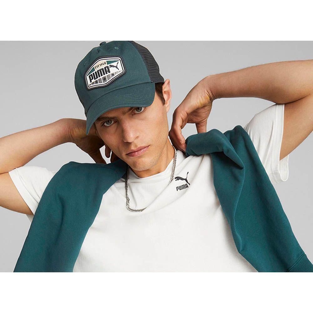 Jockey Visera Curva Trucker Puma 02404602 Verde-3