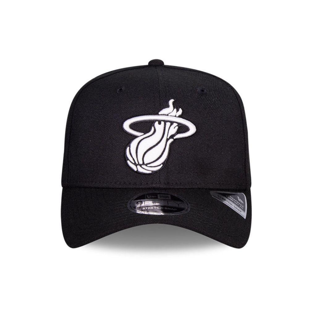 Jockey New Era Miami Heat 9FIFTY Strech Snapback Black-2