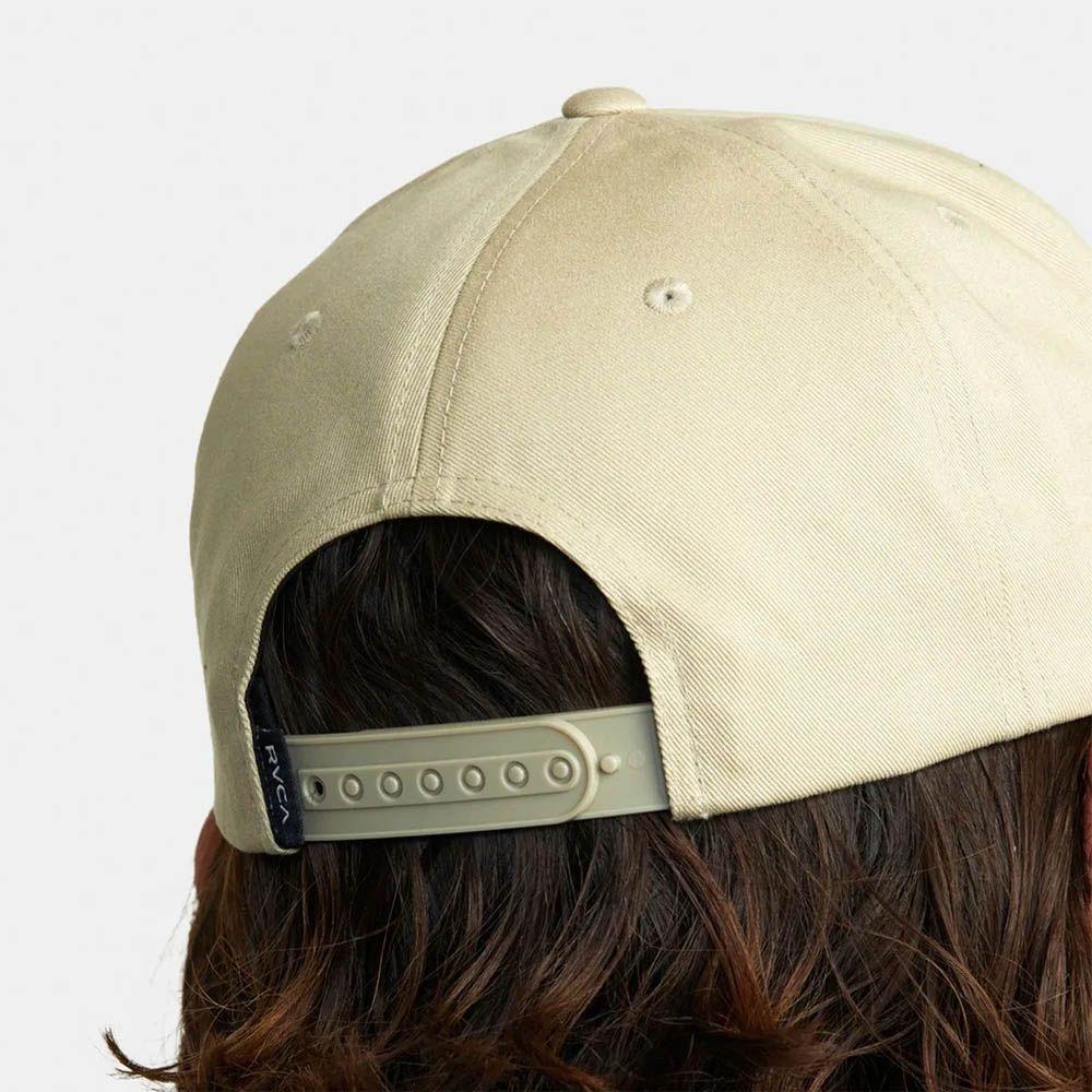 Jockey All The Way Snapback RVCA Khaki-4