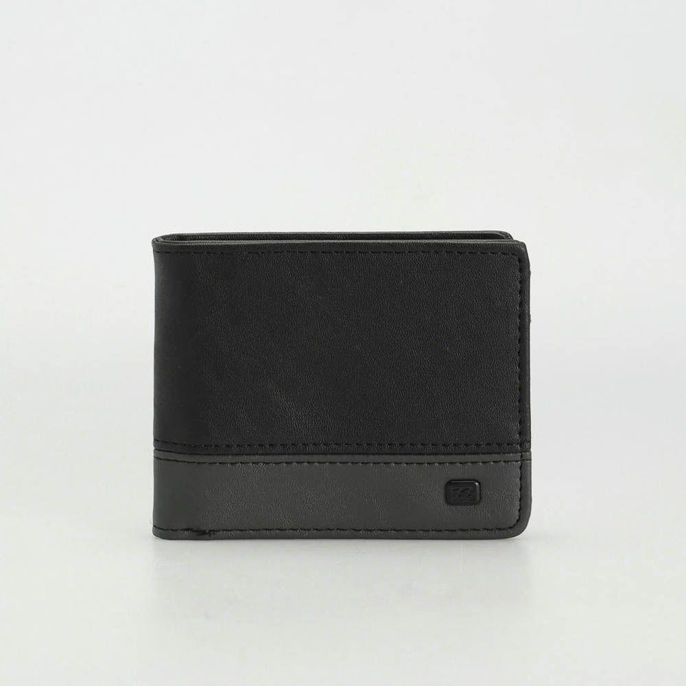 Billetera Billabong Dimension Negro Gris-0