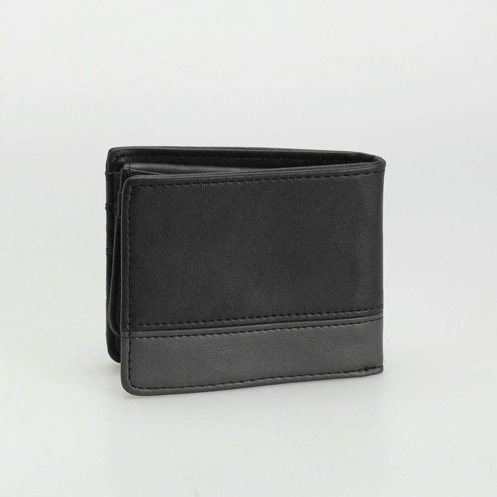 Billetera Billabong Dimension Negro Gris-1