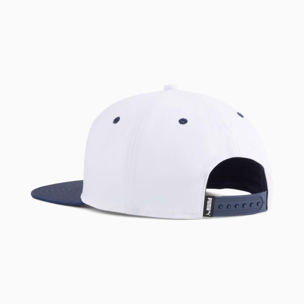 Jockey Puma Essentials No 1 Logo Flat Brim Blanco Navy-1