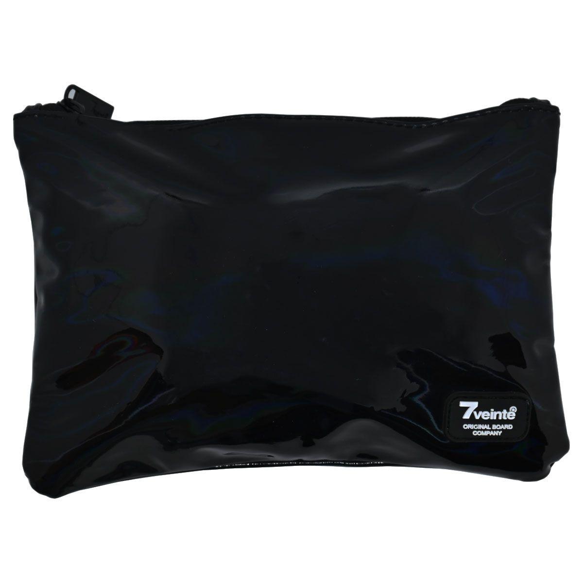 Estuche / Cosmetiquero Negro Holográfico 7 Veinte-3