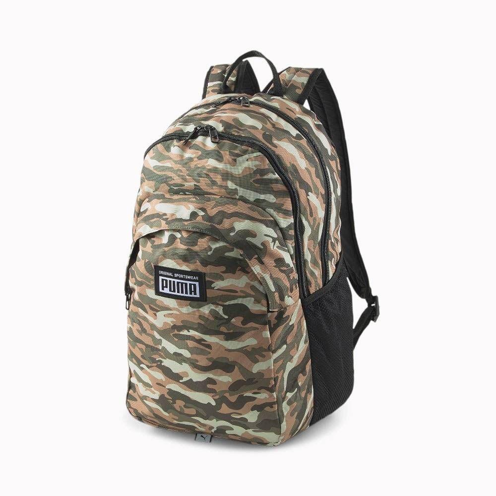 Mochila Academy Puma Camo Verde Musgo 07913302-0